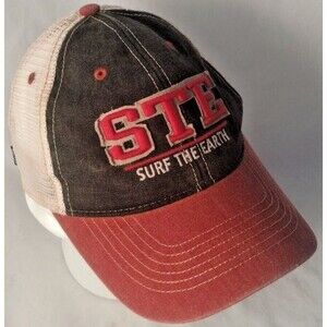 Surf the Earth Legacy Adjustable Snapback Mesh Back Hat/Cap-EXCELLENT!